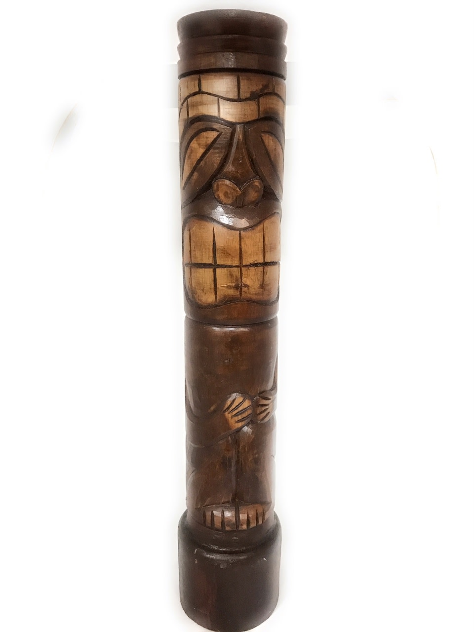 Love Tiki Totem 40 inch Antique Finish - Hand Carved | #dpt5372100 Love Tiki Totem 40 inch Antique Finish - Hand Carved | #dpt5372100